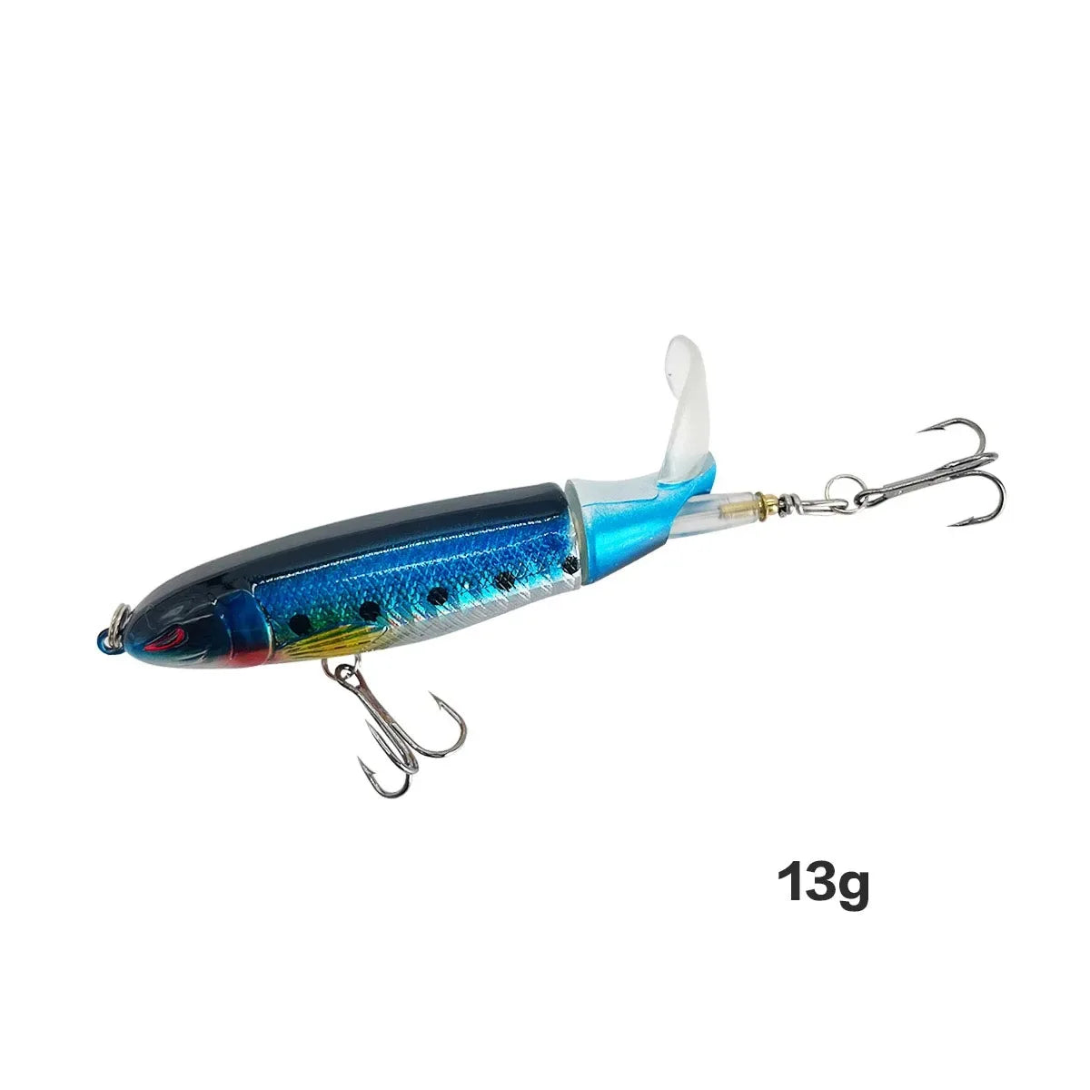 13g/15g/35g Topwater Fishing Lure Whopper Popper Artificial Bait Hard Plopper Soft Rotating Tail Fishing Tackle Fishing Bait