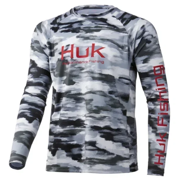 Fishing Shirt Men Outdoor Fishing Clothes Summer Long Sleeve Fishing Suit Sun Protection Breathable Angler Jersey Apparel