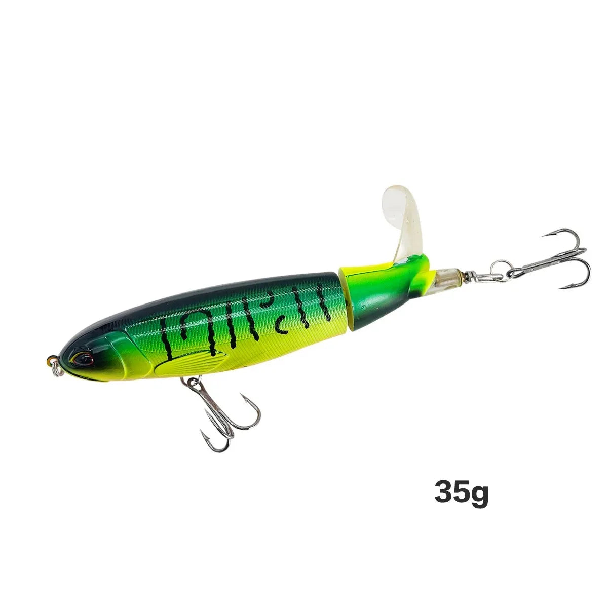 13g/15g/35g Topwater Fishing Lure Whopper Popper Artificial Bait Hard Plopper Soft Rotating Tail Fishing Tackle Fishing Bait