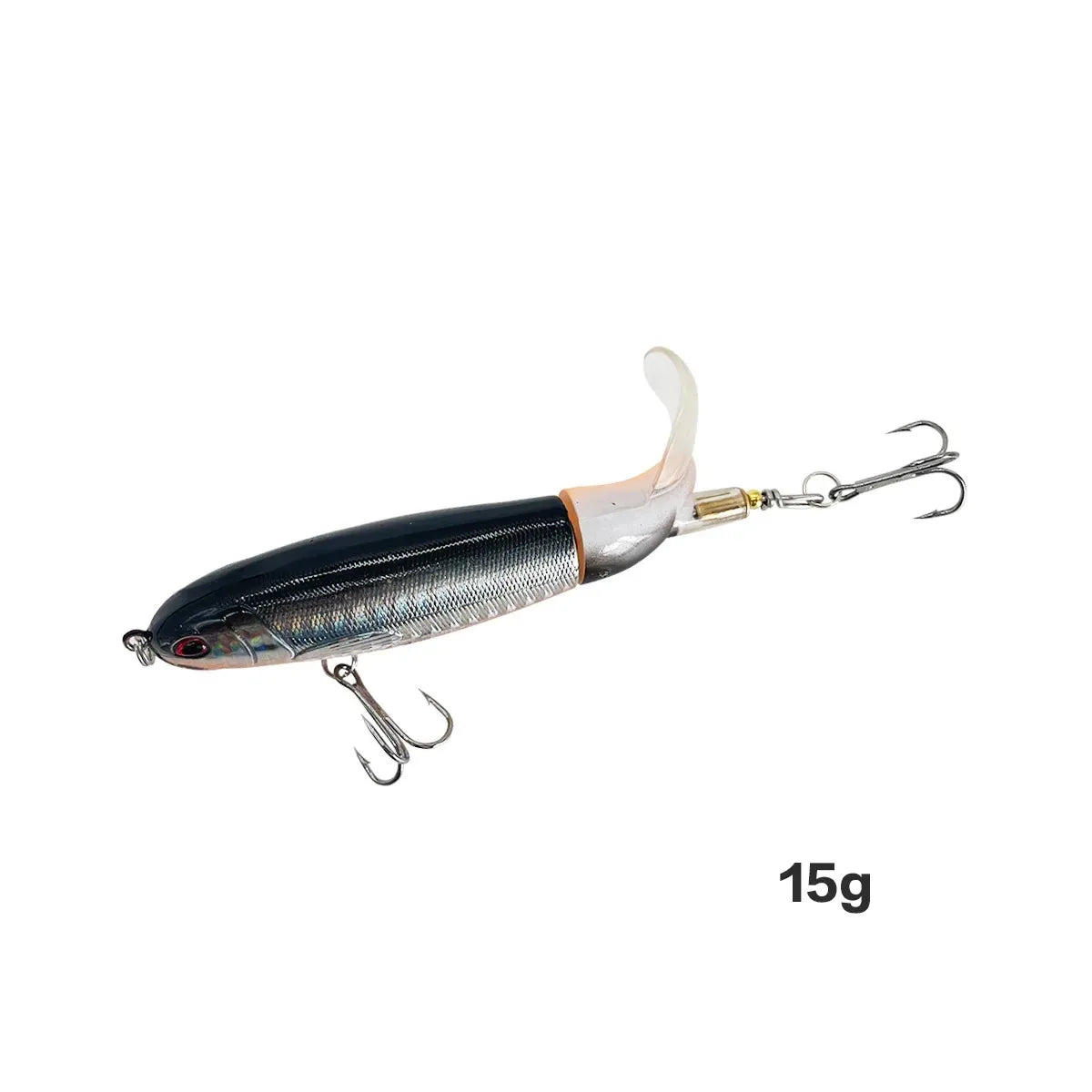 13g/15g/35g Topwater Fishing Lure Whopper Popper Artificial Bait Hard Plopper Soft Rotating Tail Fishing Tackle Fishing Bait