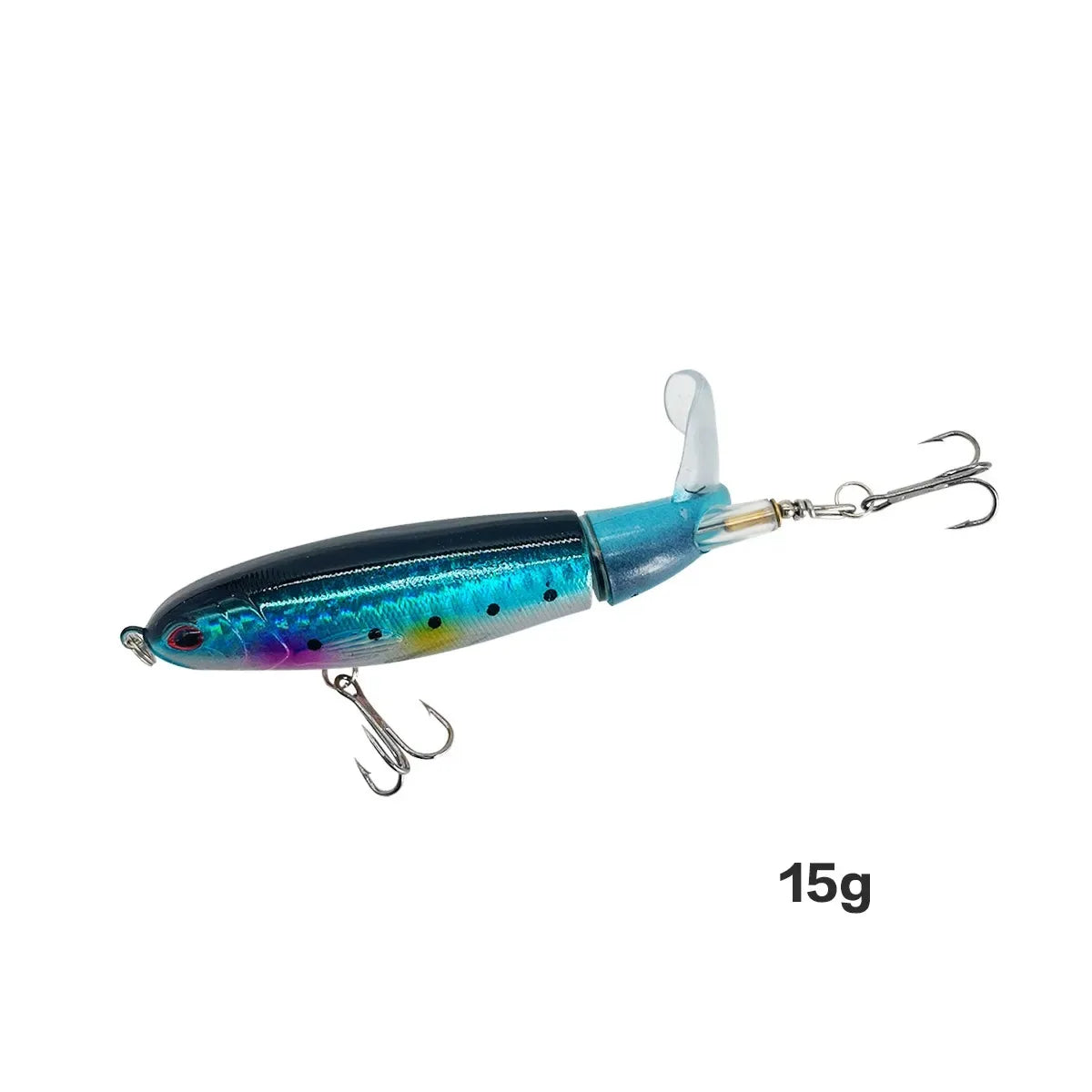 13g/15g/35g Topwater Fishing Lure Whopper Popper Artificial Bait Hard Plopper Soft Rotating Tail Fishing Tackle Fishing Bait