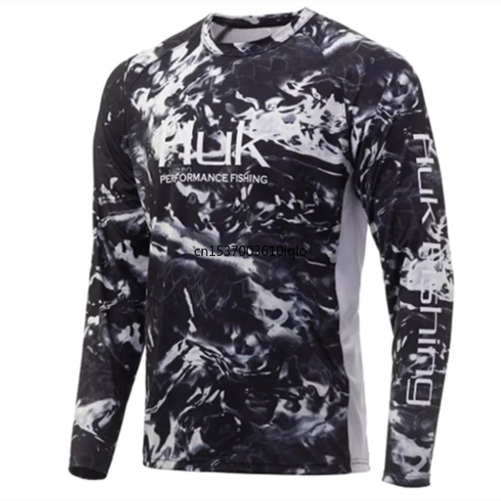Fishing Shirt Men Outdoor Fishing Clothes Summer Long Sleeve Fishing Suit Sun Protection Breathable Angler Jersey Apparel