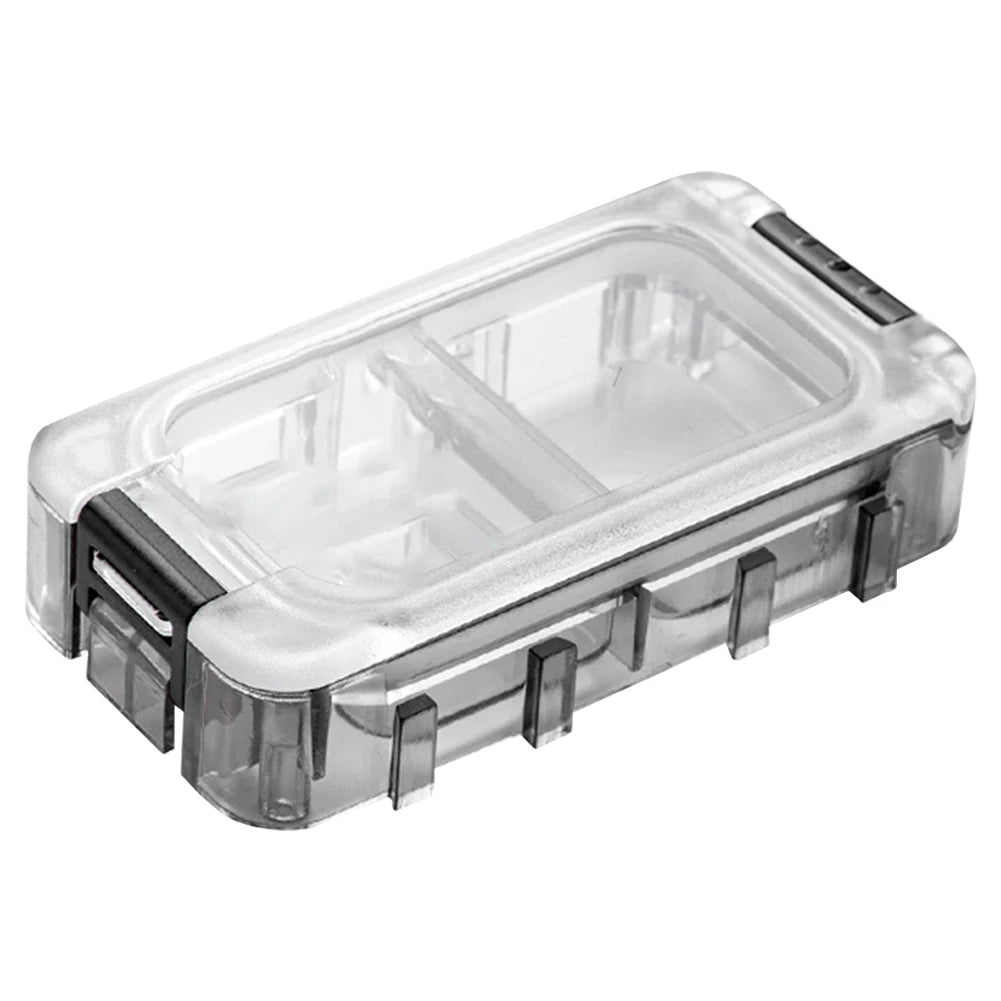 Fishing Tackle Box Expandable Fishing Tackle Box Double Side Fishing Hook Storage Container Clear Top Fishing Lure Storage Box