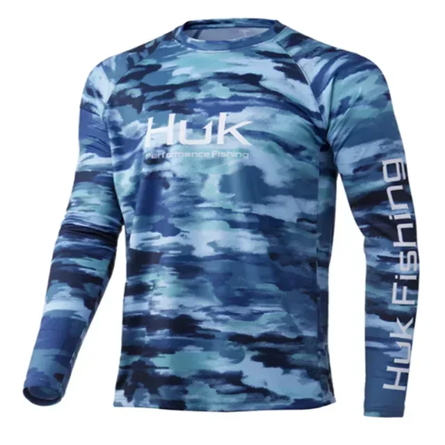 Fishing Shirt Men Outdoor Fishing Clothes Summer Long Sleeve Fishing Suit Sun Protection Breathable Angler Jersey Apparel