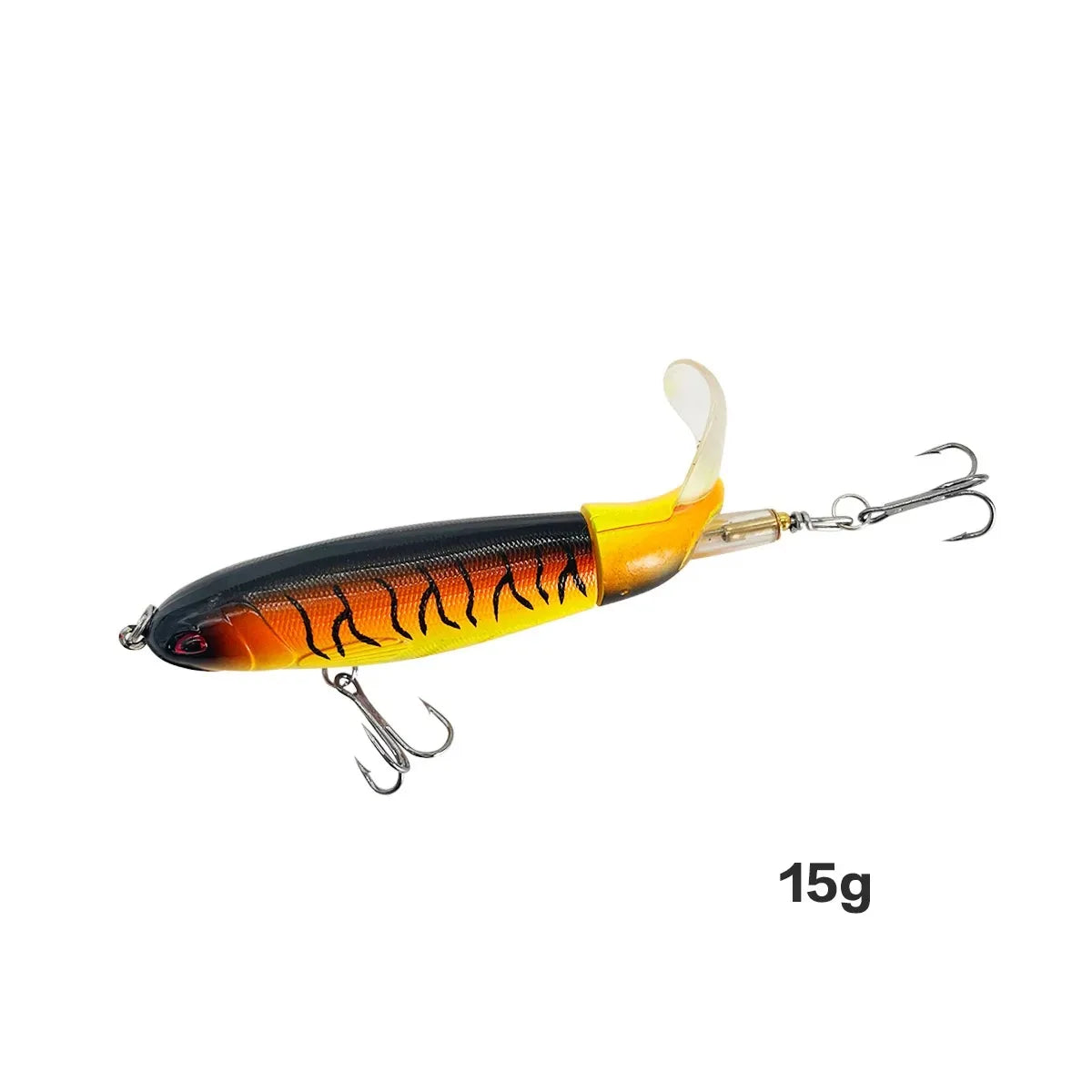 13g/15g/35g Topwater Fishing Lure Whopper Popper Artificial Bait Hard Plopper Soft Rotating Tail Fishing Tackle Fishing Bait