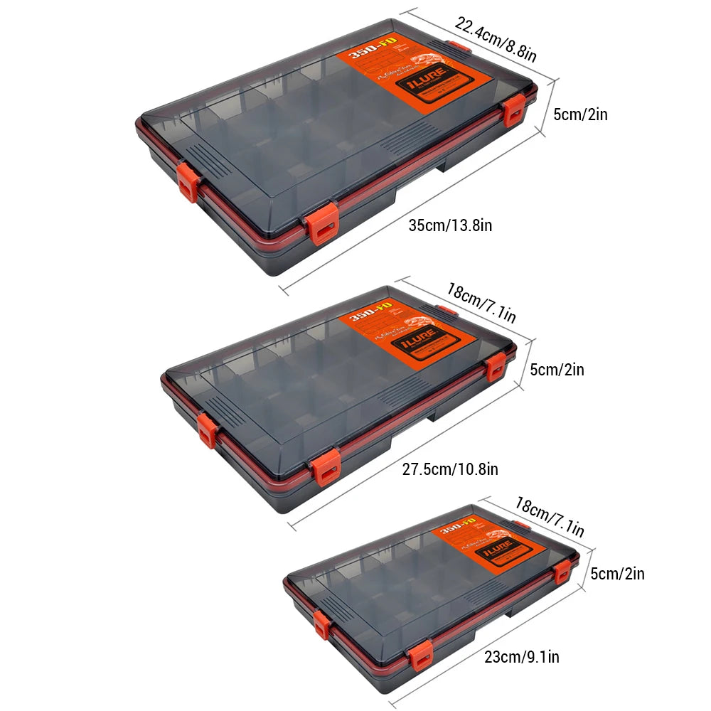 Large Waterproof Tackle Box Fishing Tackle Box Organizer Adjustable Fishing Tackle Trays Tackle Box Backpack in Multiple Colors