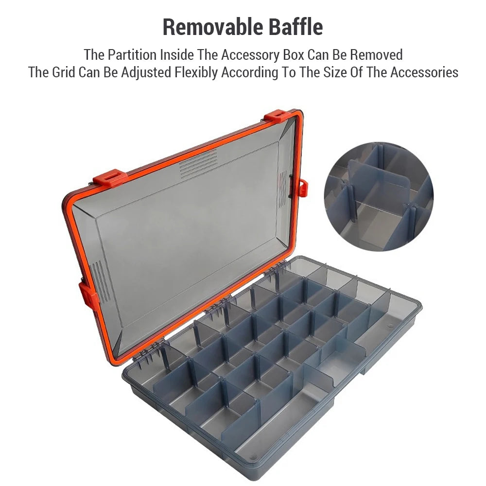 Large Waterproof Tackle Box Fishing Tackle Box Organizer Adjustable Fishing Tackle Trays Tackle Box Backpack in Multiple Colors