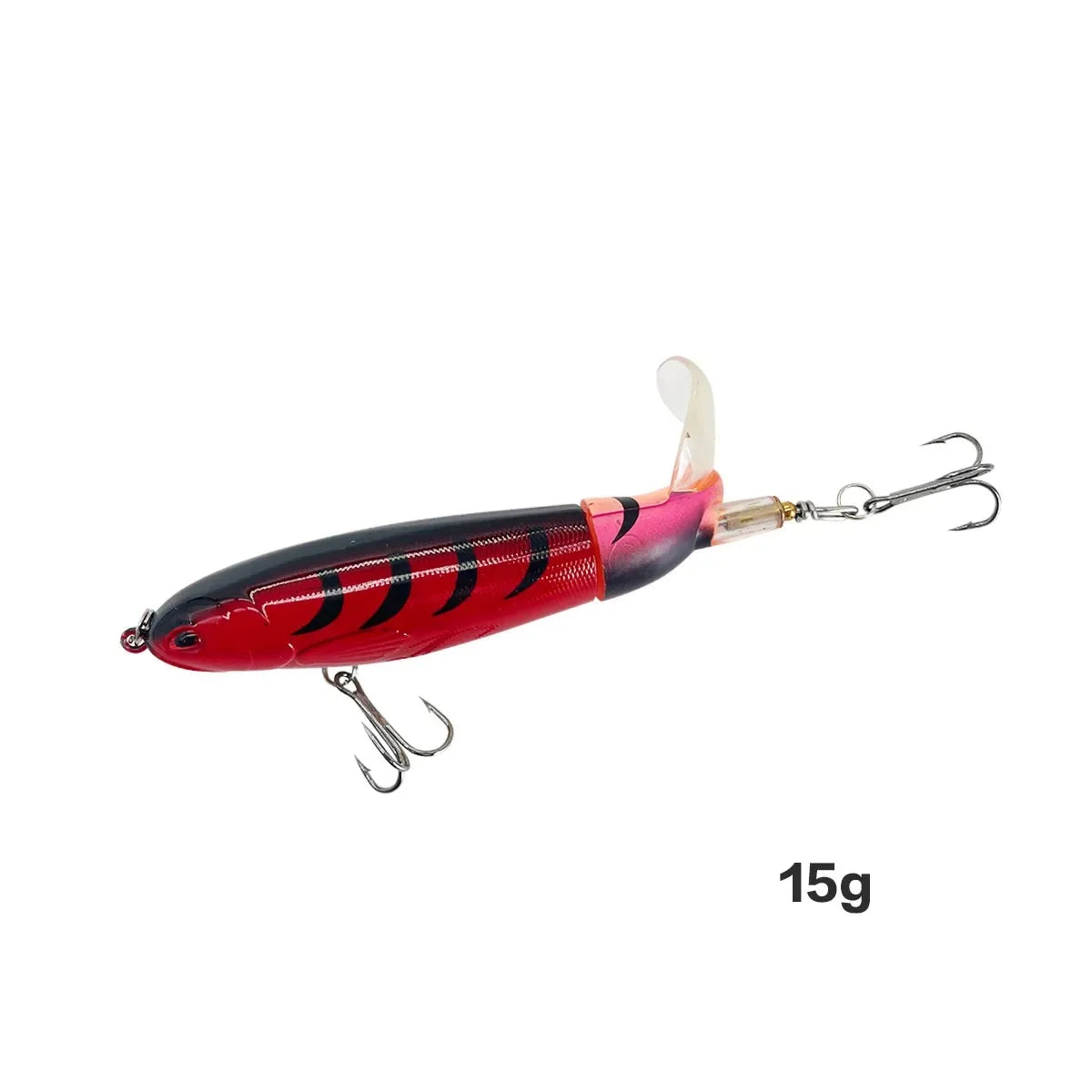 13g/15g/35g Topwater Fishing Lure Whopper Popper Artificial Bait Hard Plopper Soft Rotating Tail Fishing Tackle Fishing Bait