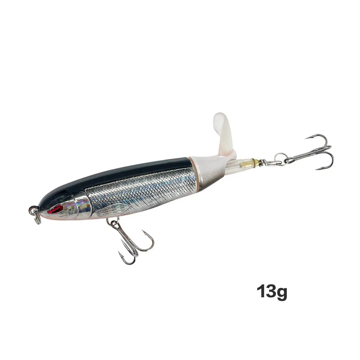 13g/15g/35g Topwater Fishing Lure Whopper Popper Artificial Bait Hard Plopper Soft Rotating Tail Fishing Tackle Fishing Bait