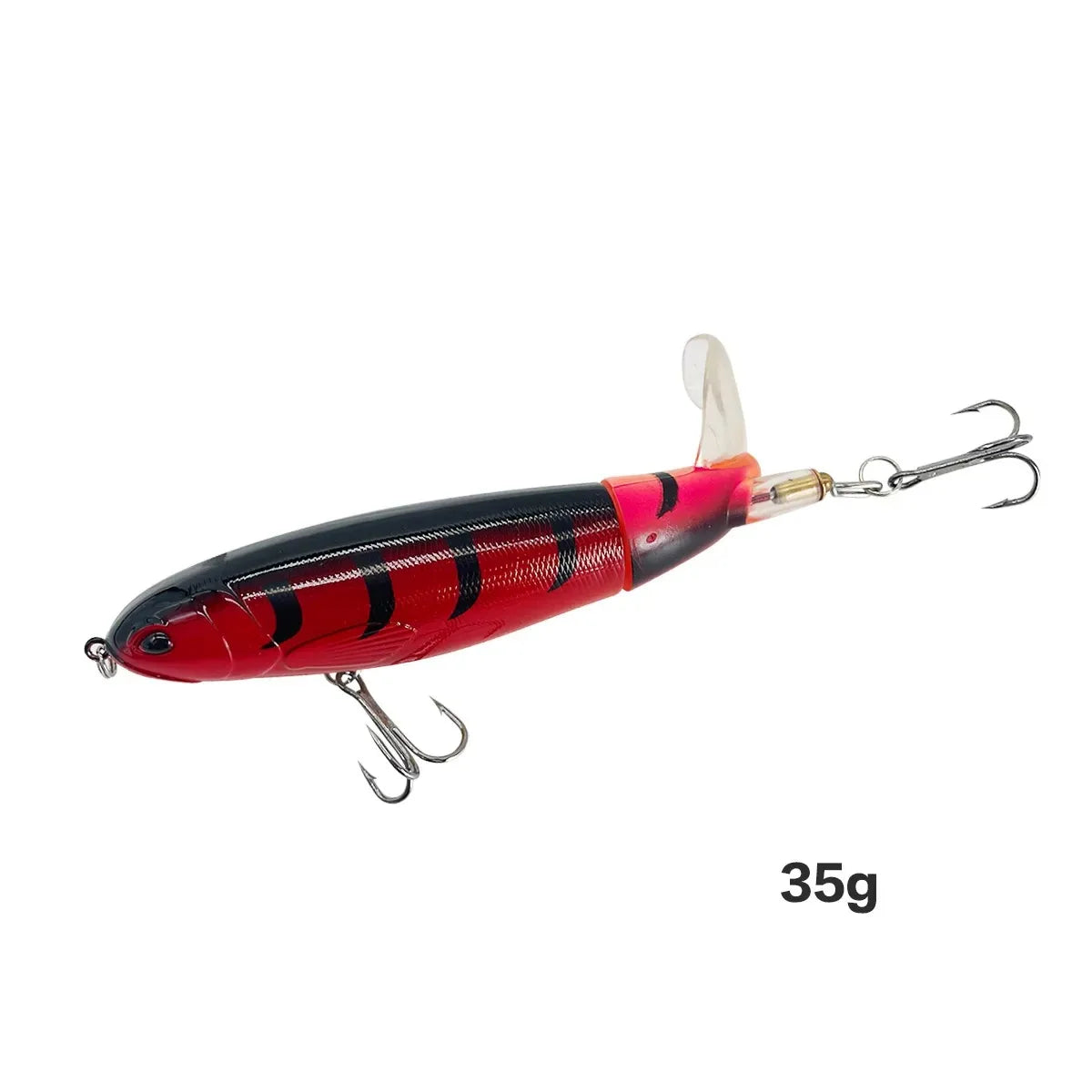 13g/15g/35g Topwater Fishing Lure Whopper Popper Artificial Bait Hard Plopper Soft Rotating Tail Fishing Tackle Fishing Bait