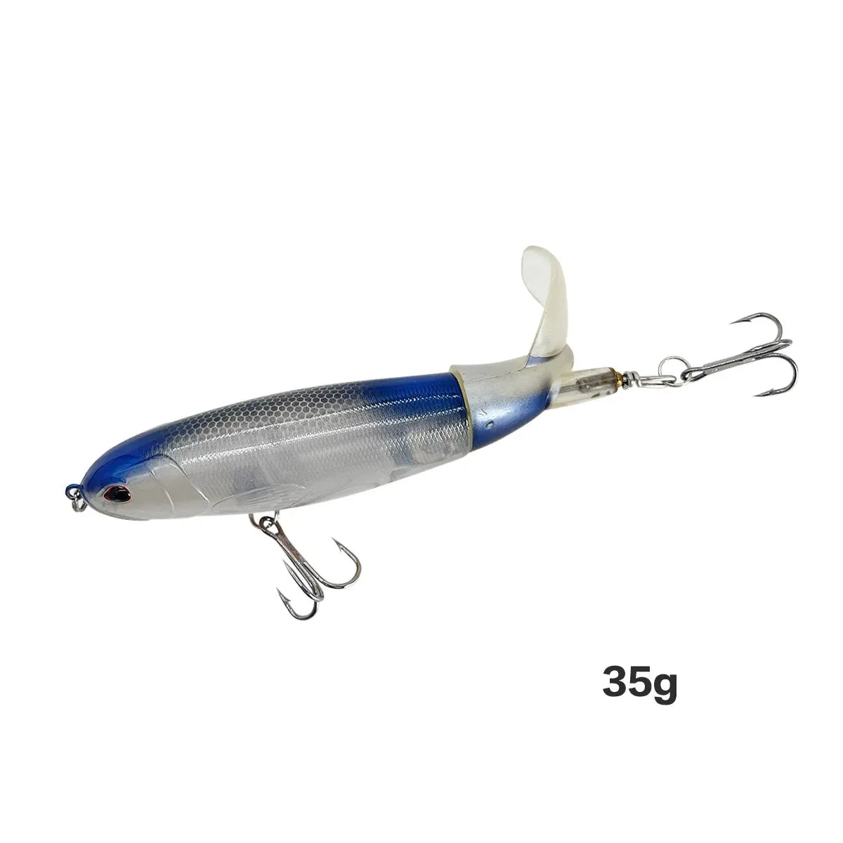 13g/15g/35g Topwater Fishing Lure Whopper Popper Artificial Bait Hard Plopper Soft Rotating Tail Fishing Tackle Fishing Bait