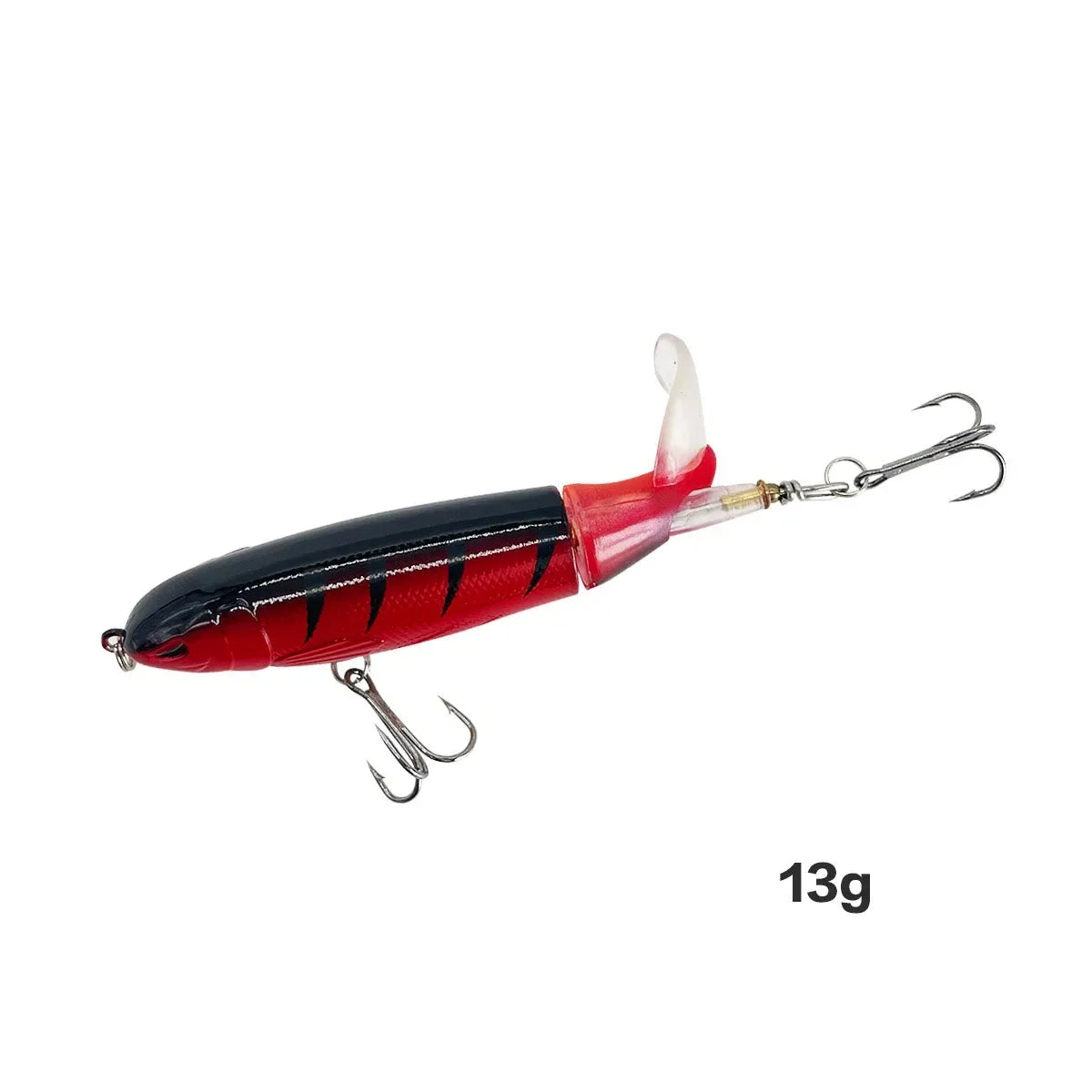 13g/15g/35g Topwater Fishing Lure Whopper Popper Artificial Bait Hard Plopper Soft Rotating Tail Fishing Tackle Fishing Bait