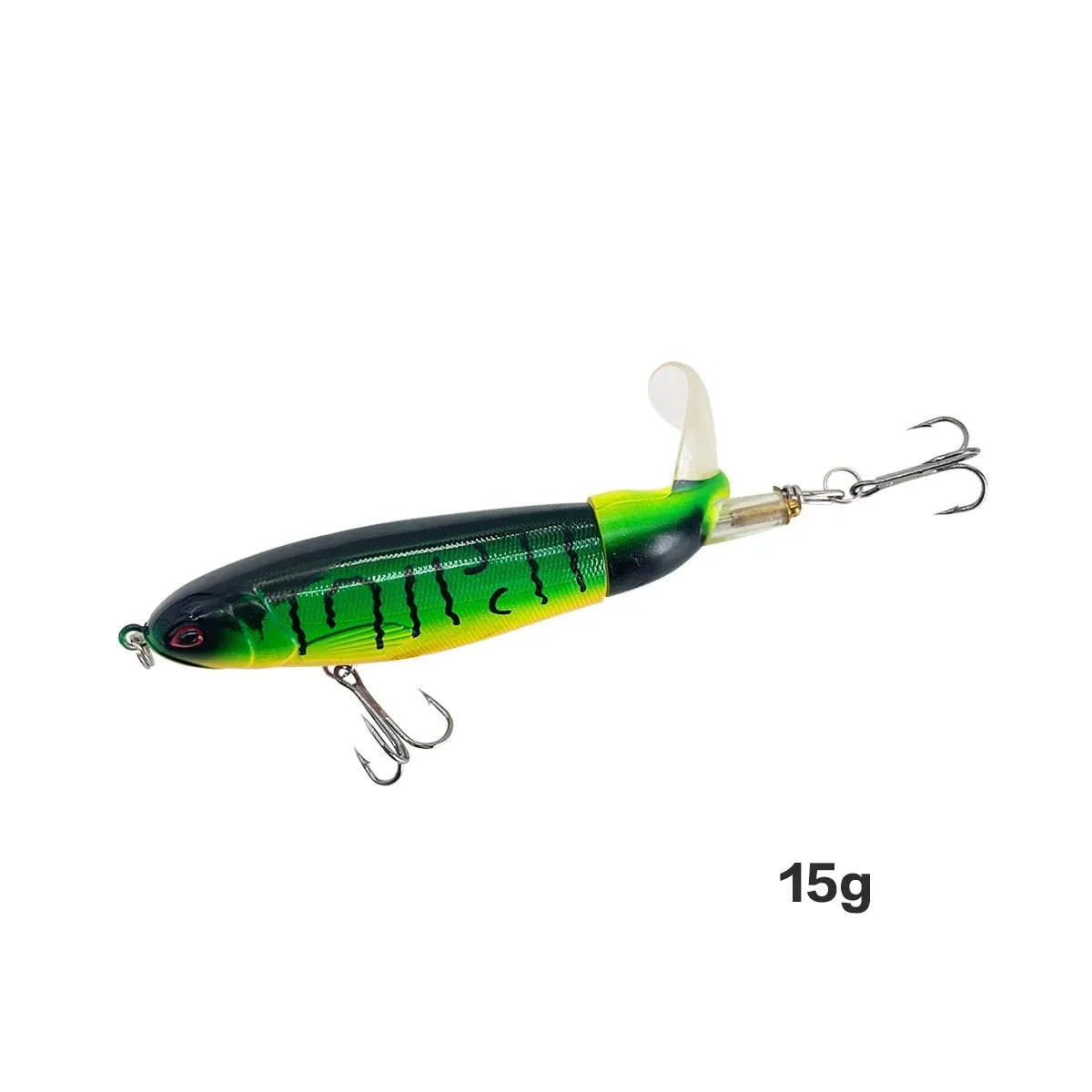 13g/15g/35g Topwater Fishing Lure Whopper Popper Artificial Bait Hard Plopper Soft Rotating Tail Fishing Tackle Fishing Bait