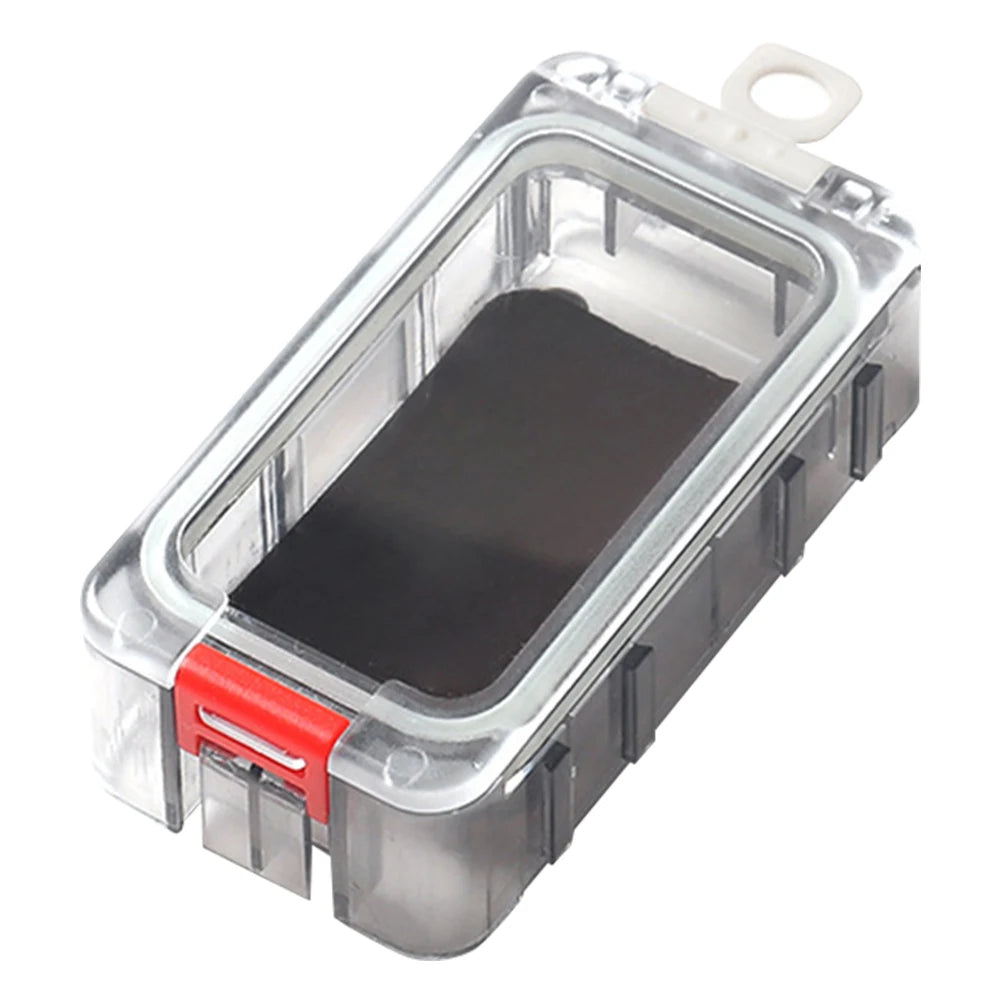 Fishing Tackle Box Expandable Fishing Tackle Box Double Side Fishing Hook Storage Container Clear Top Fishing Lure Storage Box
