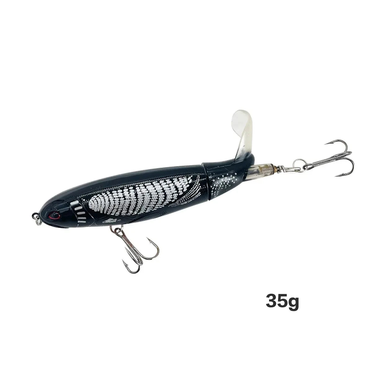 13g/15g/35g Topwater Fishing Lure Whopper Popper Artificial Bait Hard Plopper Soft Rotating Tail Fishing Tackle Fishing Bait