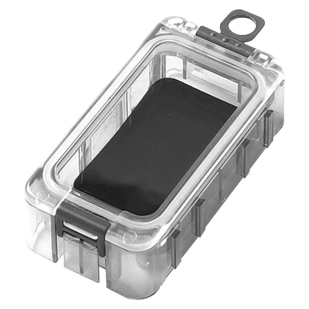 Fishing Tackle Box Expandable Fishing Tackle Box Double Side Fishing Hook Storage Container Clear Top Fishing Lure Storage Box