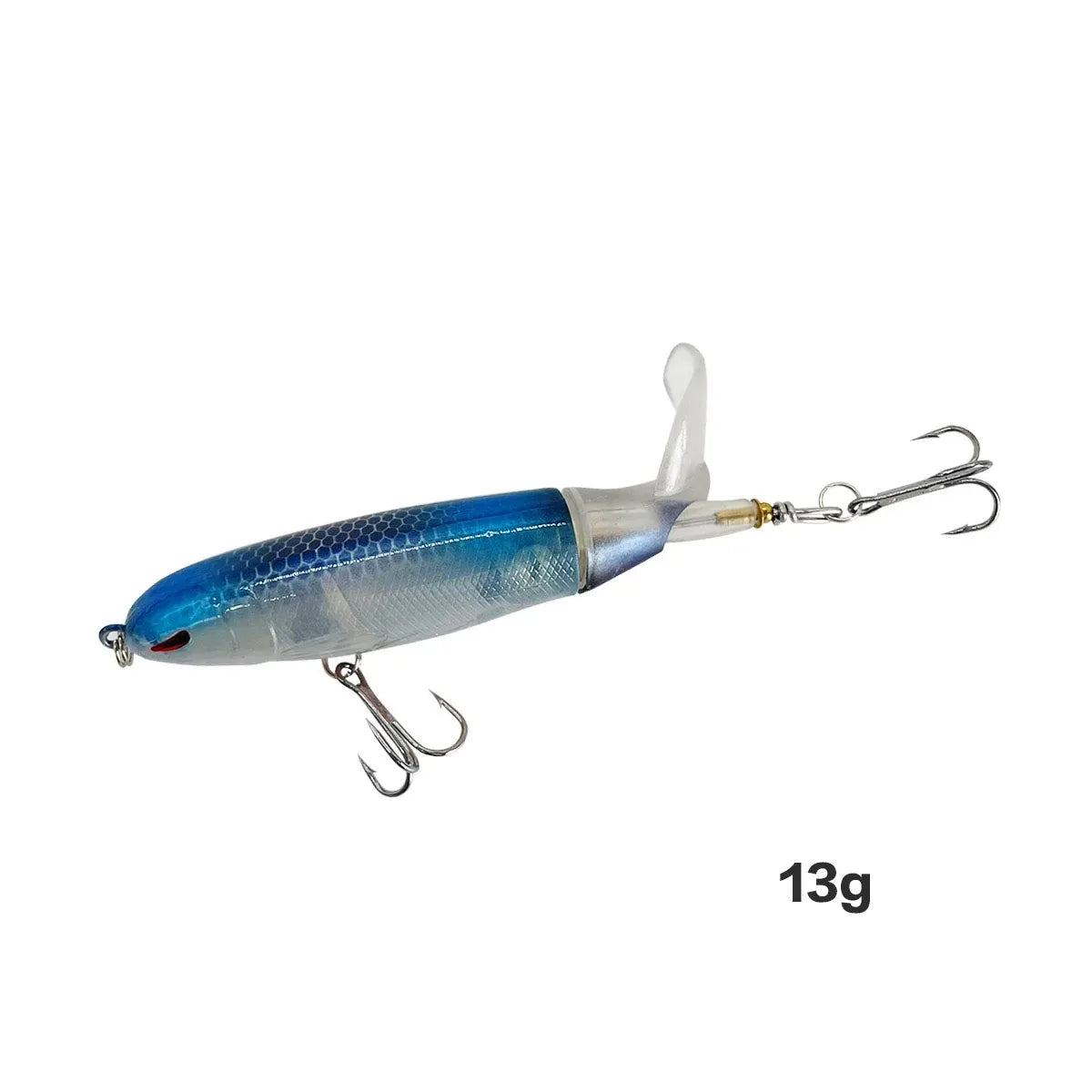 13g/15g/35g Topwater Fishing Lure Whopper Popper Artificial Bait Hard Plopper Soft Rotating Tail Fishing Tackle Fishing Bait