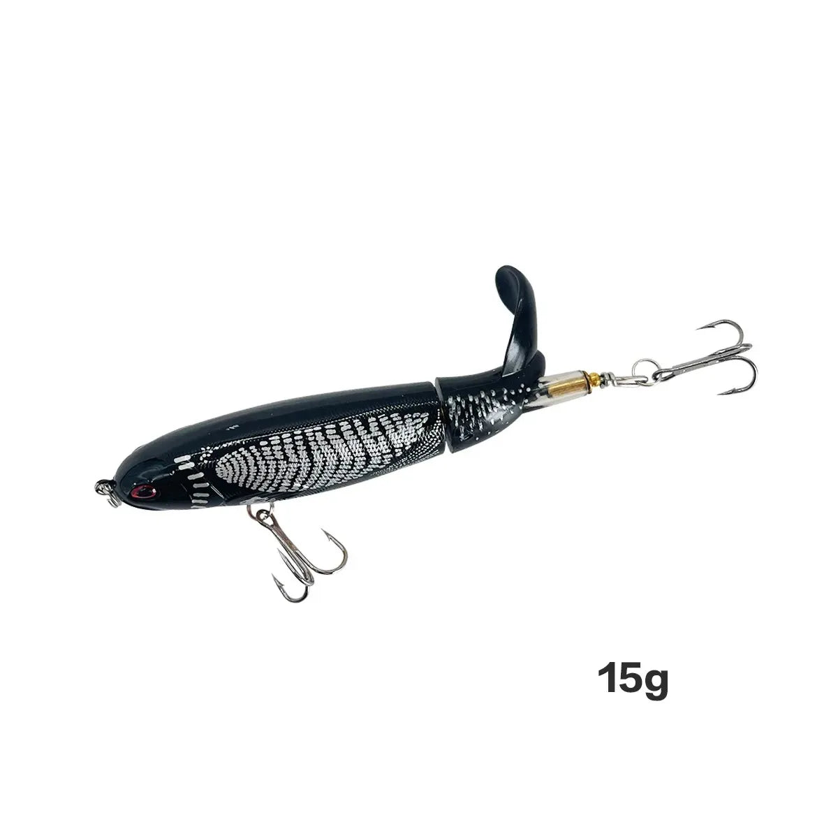 13g/15g/35g Topwater Fishing Lure Whopper Popper Artificial Bait Hard Plopper Soft Rotating Tail Fishing Tackle Fishing Bait