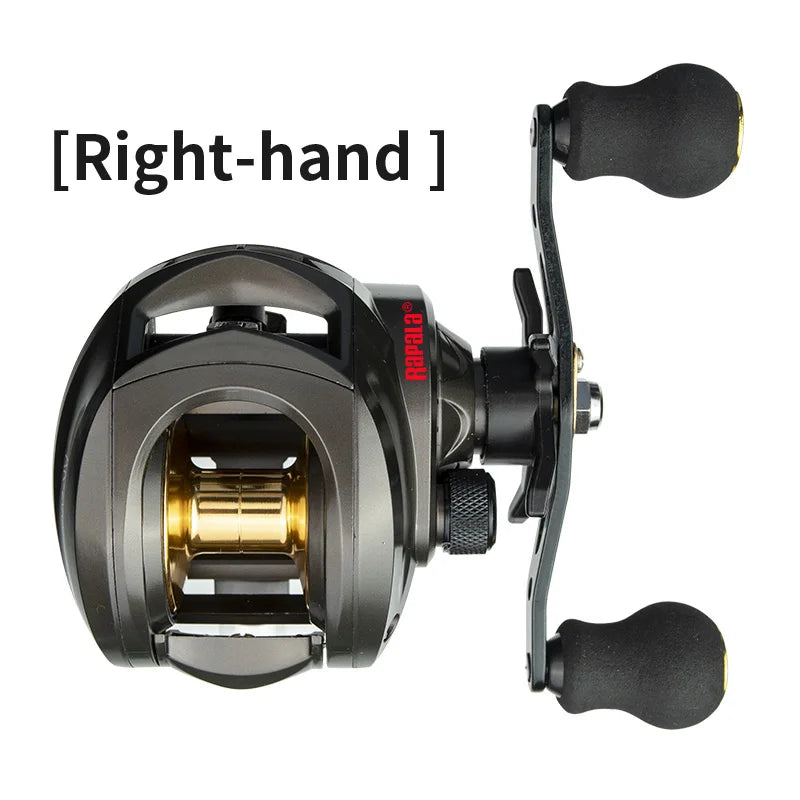 Original Rapala AK2000 Baitcasting Reel Betriel 8.0KG Max Drag 12 Bearing 7.2.1Gear Ratio Fishing Reel Baitcaster Reels