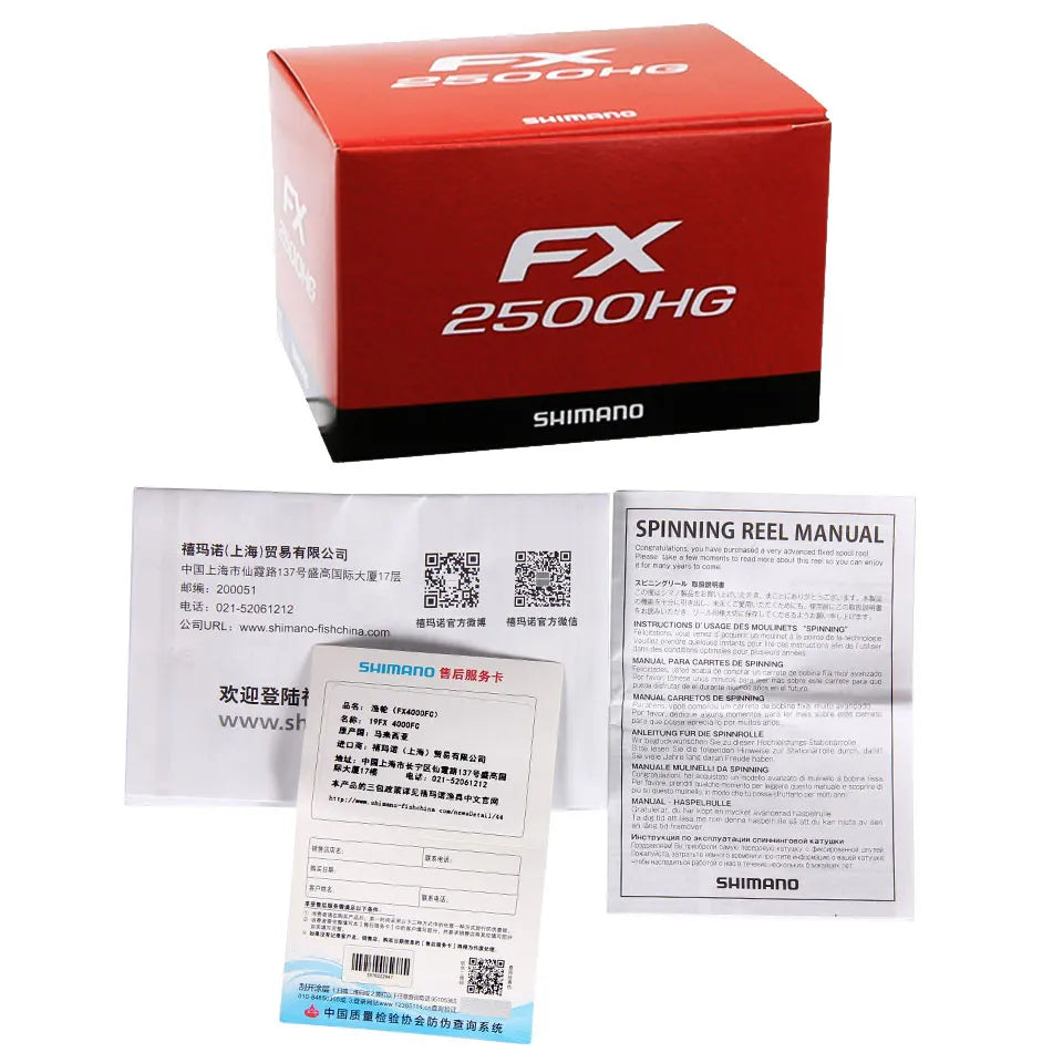 SHIMANO Fishing Reels FX Spinning Fishing Reel Handle Replacement Spinning Fishing Reels Spinning Long Casting