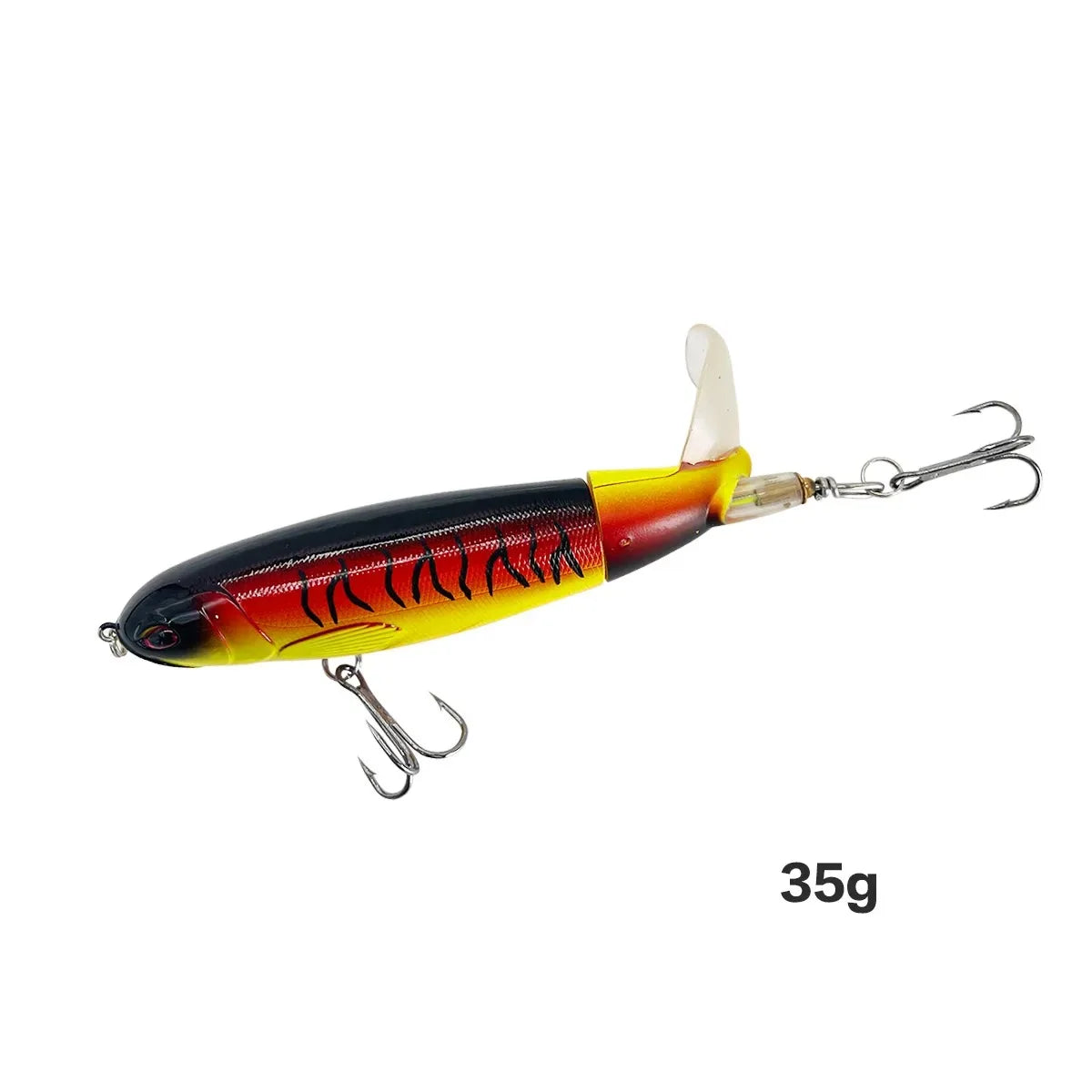 13g/15g/35g  Topwater Fishing Lure Whopper Popper Artificial Bait Hard Plopper Soft Rotating Tail Fishing Tackle Fishing Bait