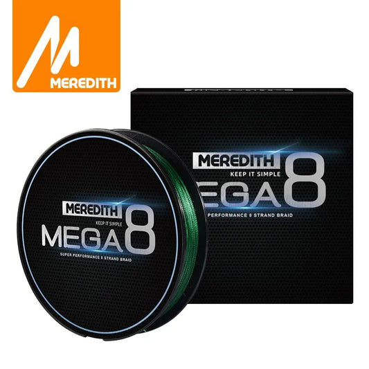 MEREDITH Brand MEGA8 Fishing Line 8-strand Braided Fishing Line 150M Multi-wire Polyethylene Fishing Line Carp Fishing Line
