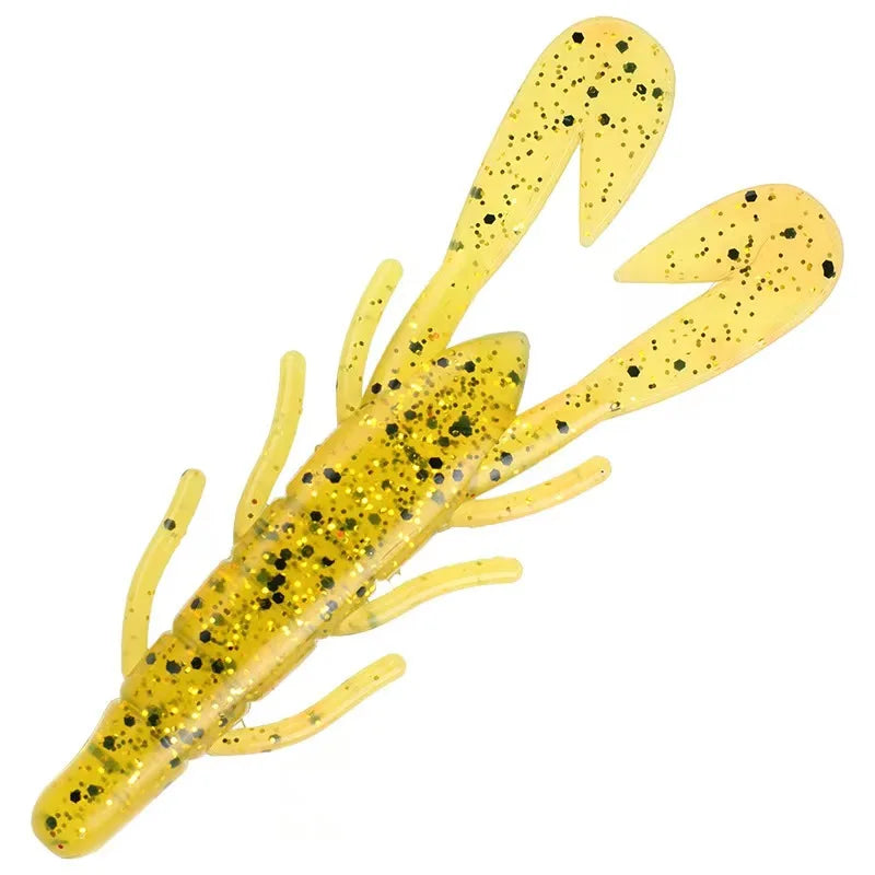 90mm/5pcs Soft Lure Fishing Lures Shrimp Lobster Soft Plastic Lure Fishing Lures
