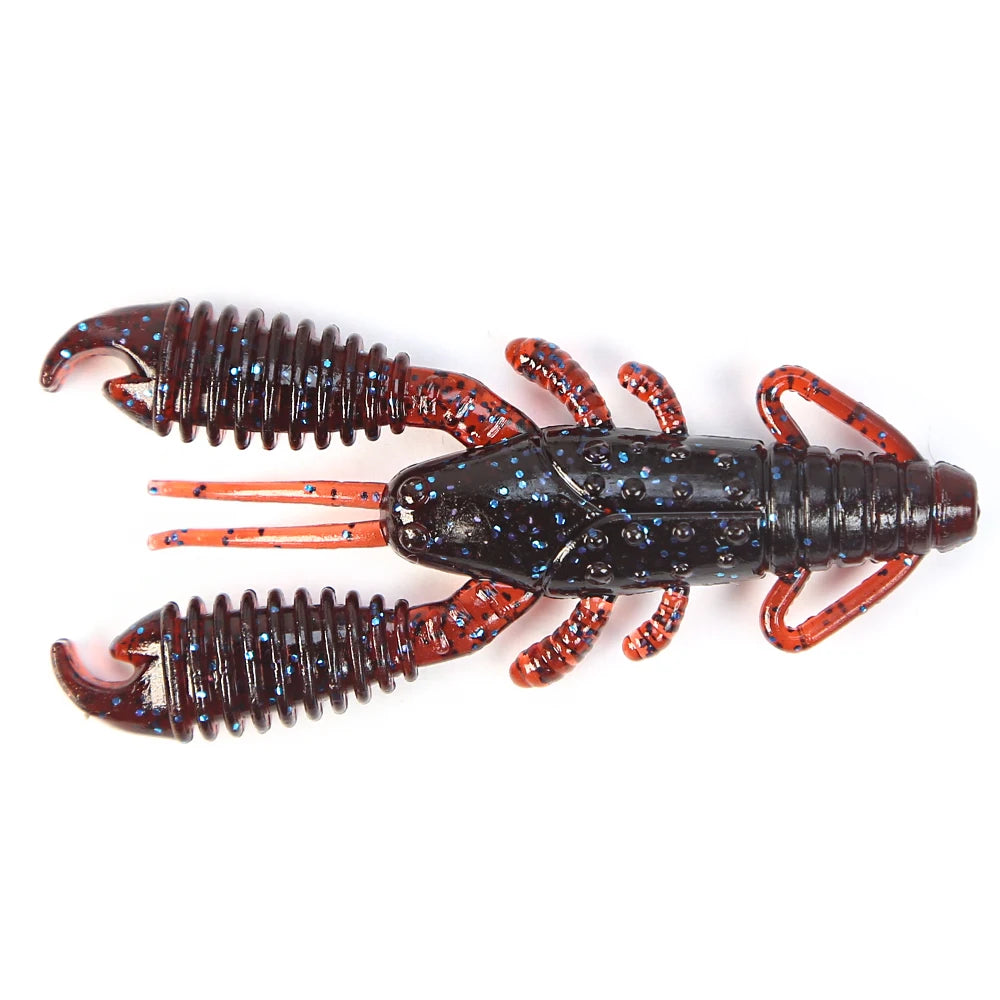 B&U Floating soft Lure 40mm/60mm Craw Shrimp Fishing Lures shrimp Lobster Soft Plastic Lure Fishing Lures