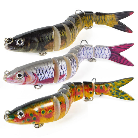 Freshwater & Saltwater Fishing Lures, Realistic Trevally & Trout Lures, Slow-Sinking Bass Lures, Fishing Gear For Family Fishing