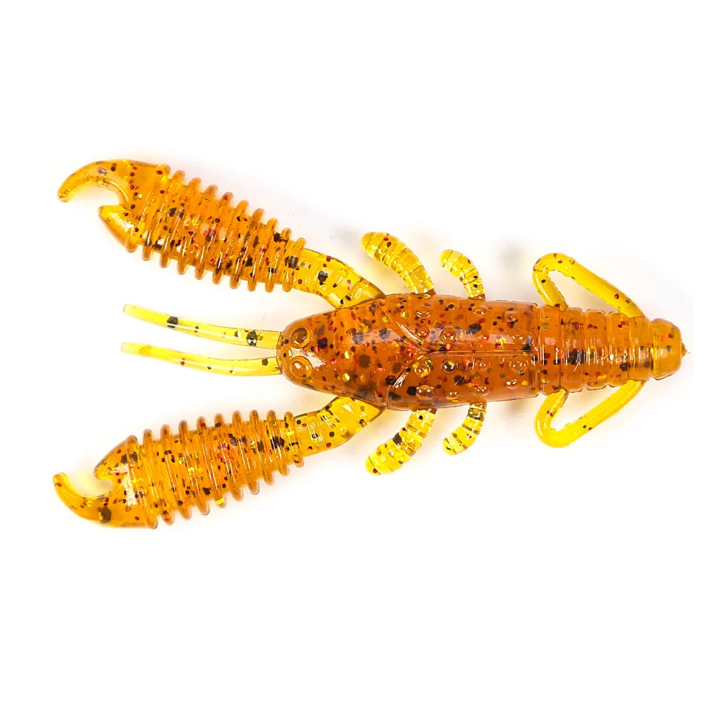 B&U Floating soft Lure 40mm/60mm Craw Shrimp Fishing Lures shrimp Lobster Soft Plastic Lure Fishing Lures