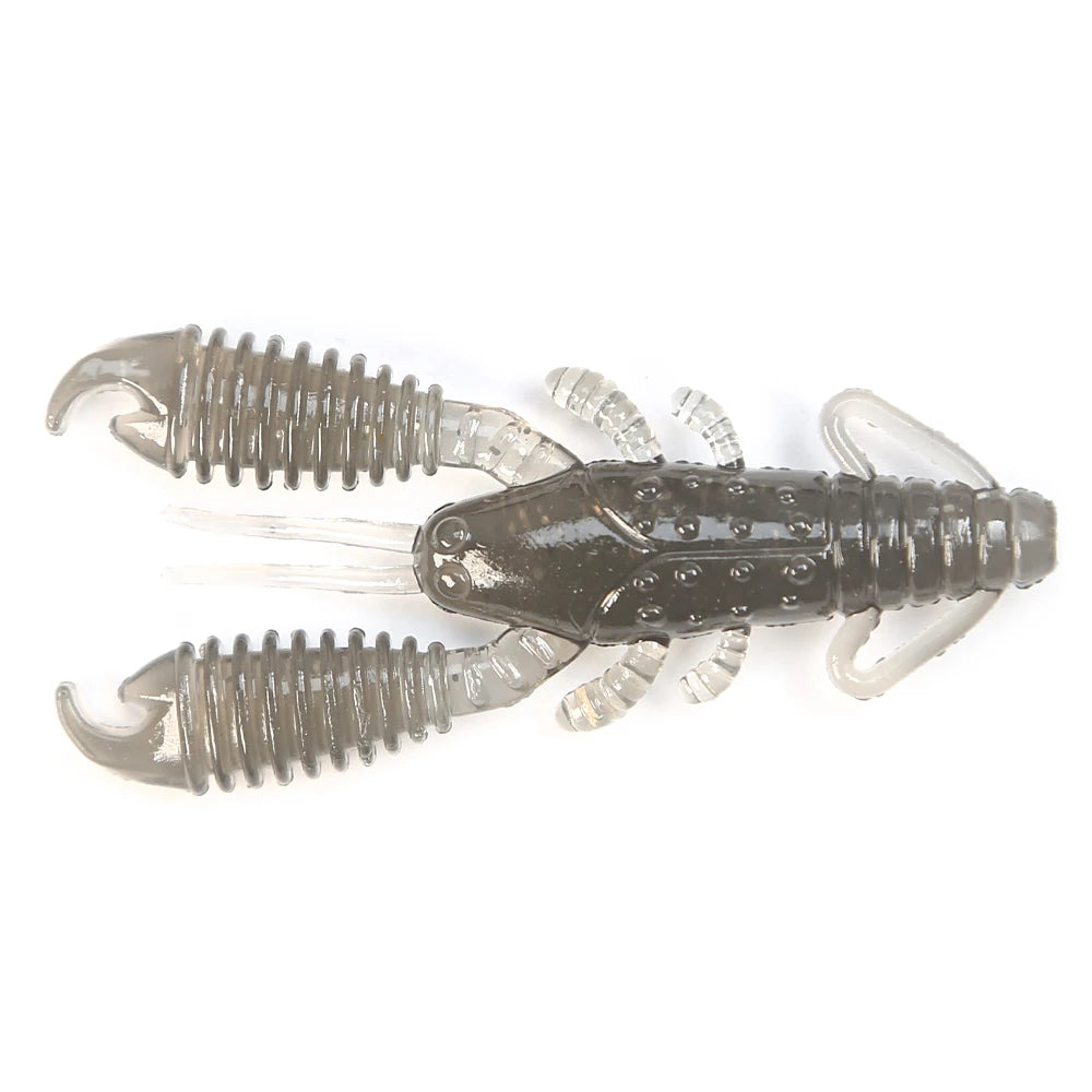 B&U Floating soft Lure 40mm/60mm Craw Shrimp Fishing Lures shrimp Lobster Soft Plastic Lure Fishing Lures