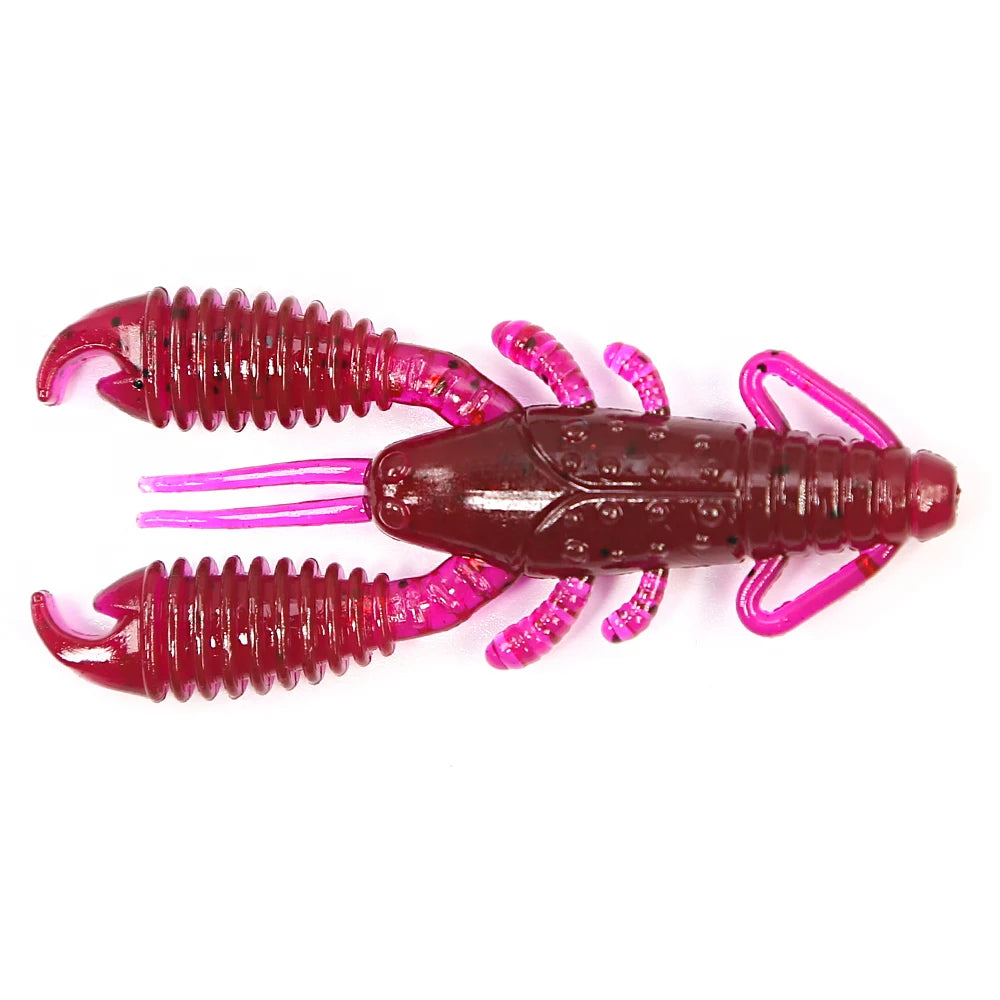 B&U Floating soft Lure 40mm/60mm Craw Shrimp Fishing Lures shrimp Lobster Soft Plastic Lure Fishing Lures