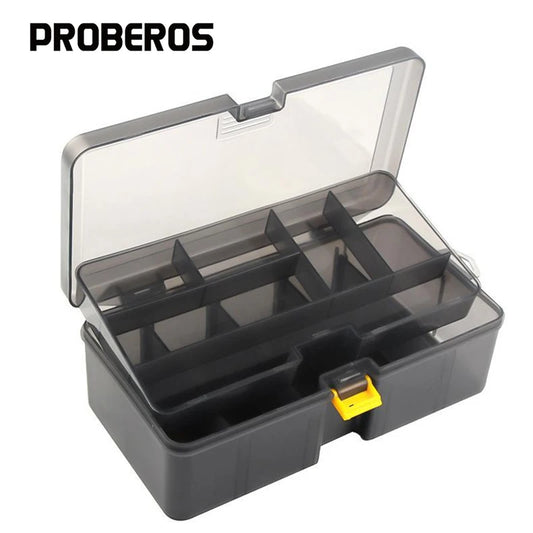 Fishing Tackle Box Double Layer Large Capacity Lure Tackle Box Fishing Accessories Tool Fake Bait Multifunctional Storage Box