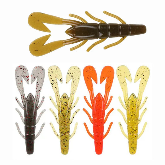 90mm/5pcs Soft Lure Fishing Lures Shrimp Lobster Soft Plastic Lure Fishing Lures